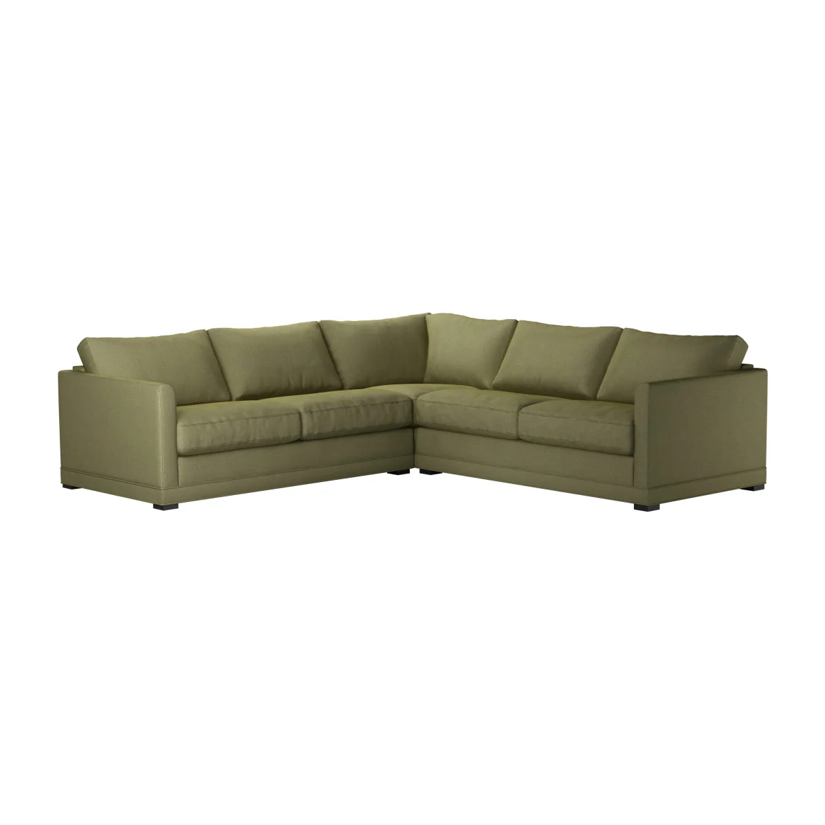 Aissa Medium Corner Sofa in Lichen Heathland Weave - sofa.com