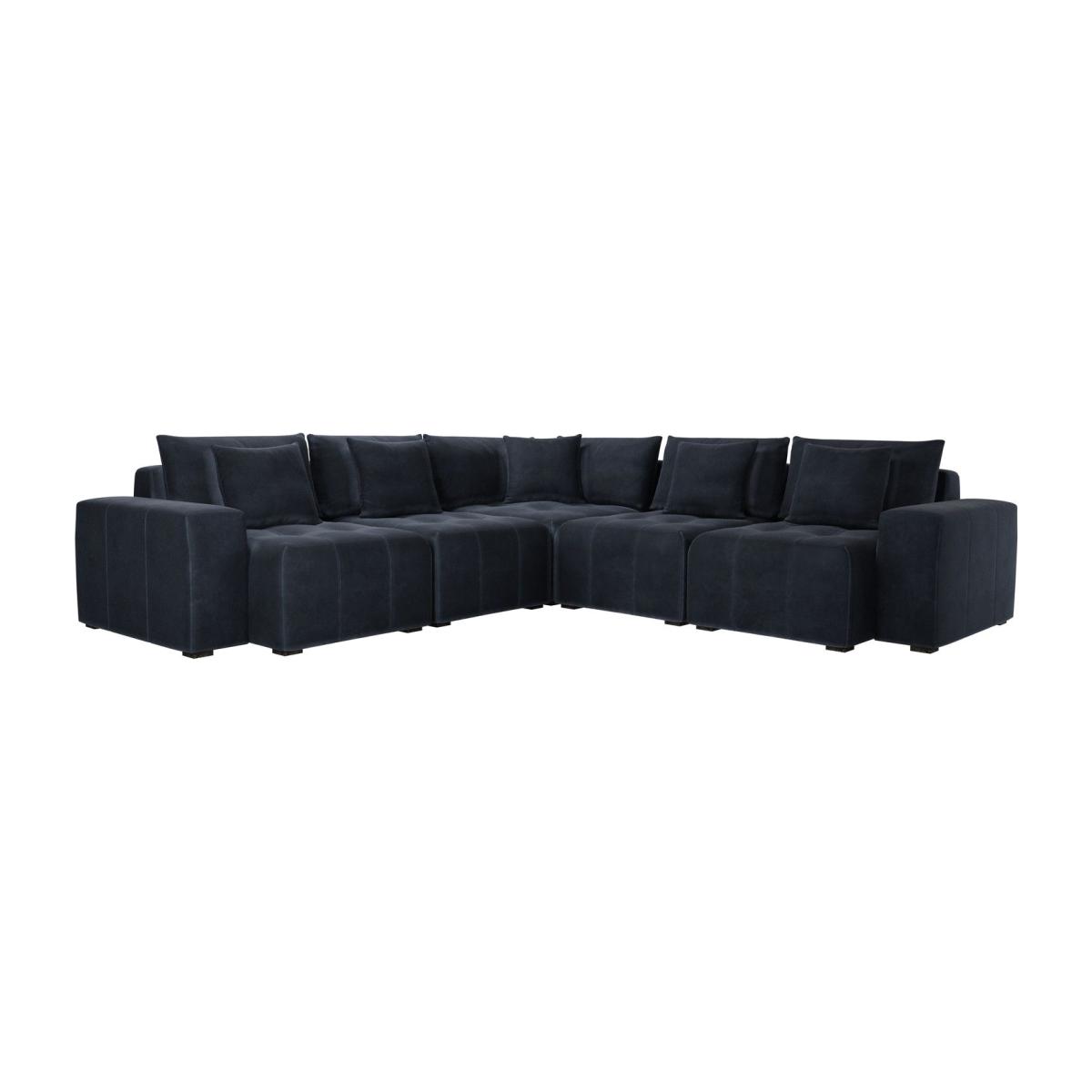 Romy Medium Corner Sofa in Mercury Cashmere Velvet – image 1