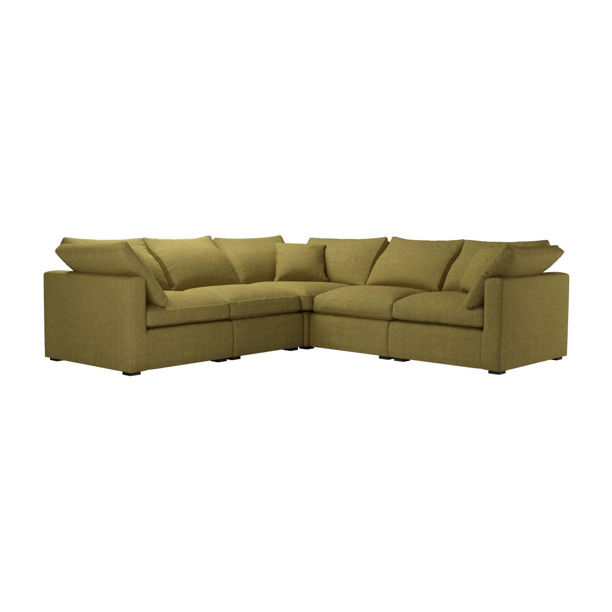 Long Island Slim Medium Corner Sofa in Mossymere Norfolk Cotton – image 1