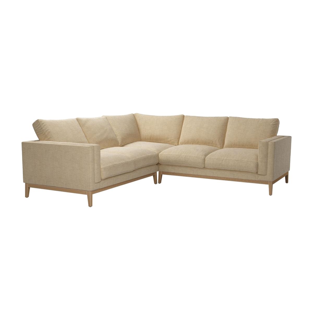 Costello Medium Corner Sofa in Nordic Pine Hygge Chunky Weave – image 1