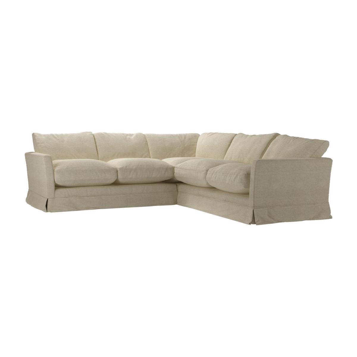 Otto Small Corner Sofa in Pampas Hygge Smart Linen – image 1