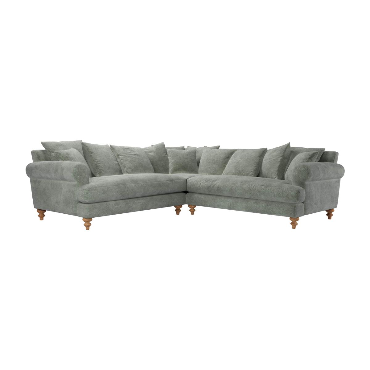 Teddy Medium Corner Sofa in Moonstone Speckled Chenille – image 1