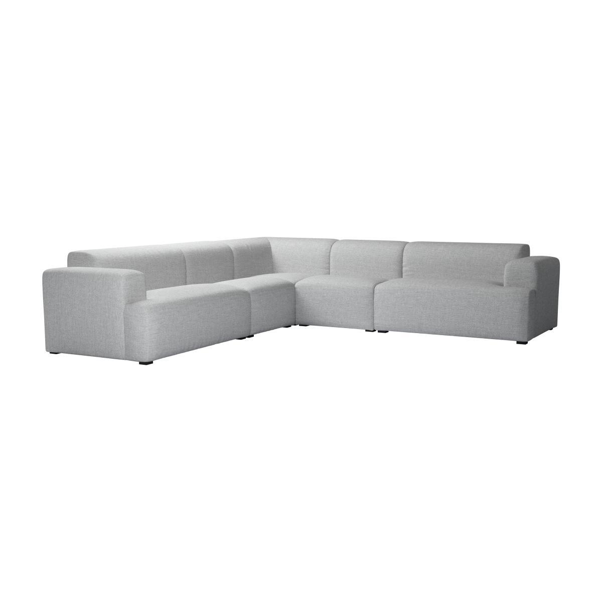 Oliver Medium Corner Sofa in Frost Highland Tweed - sofa.com – image 1