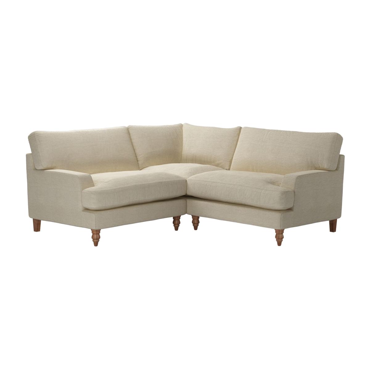 Isla Small Corner Sofa in Pampas Hygge Smart Linen – image 1