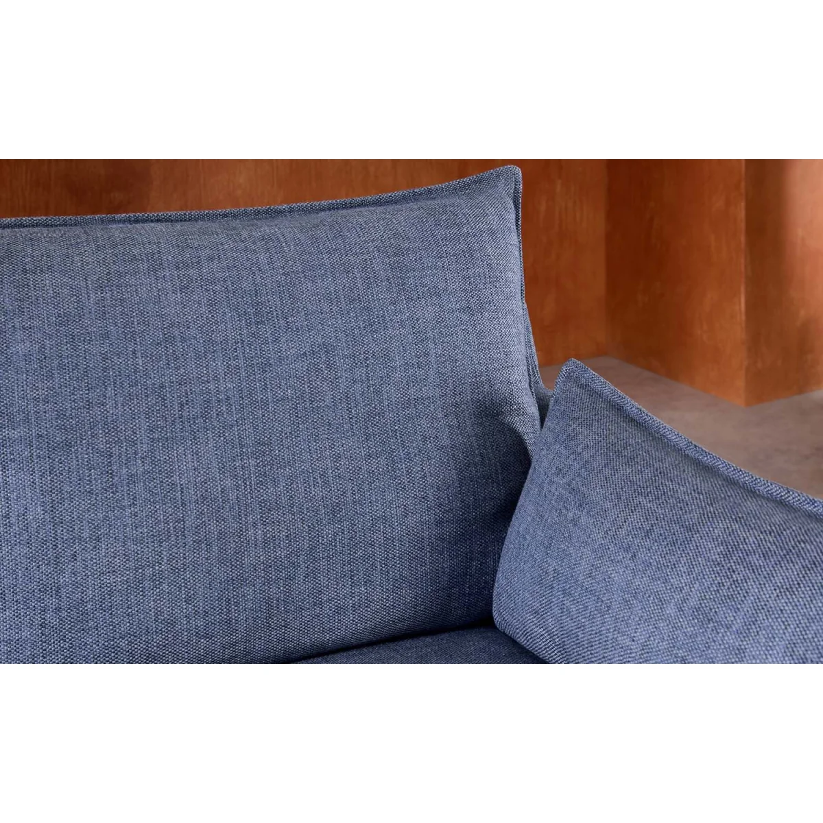 Anders Medium Corner Sofa in Oxford Blue Brushed Linen Cotton - sofa.com – image 5