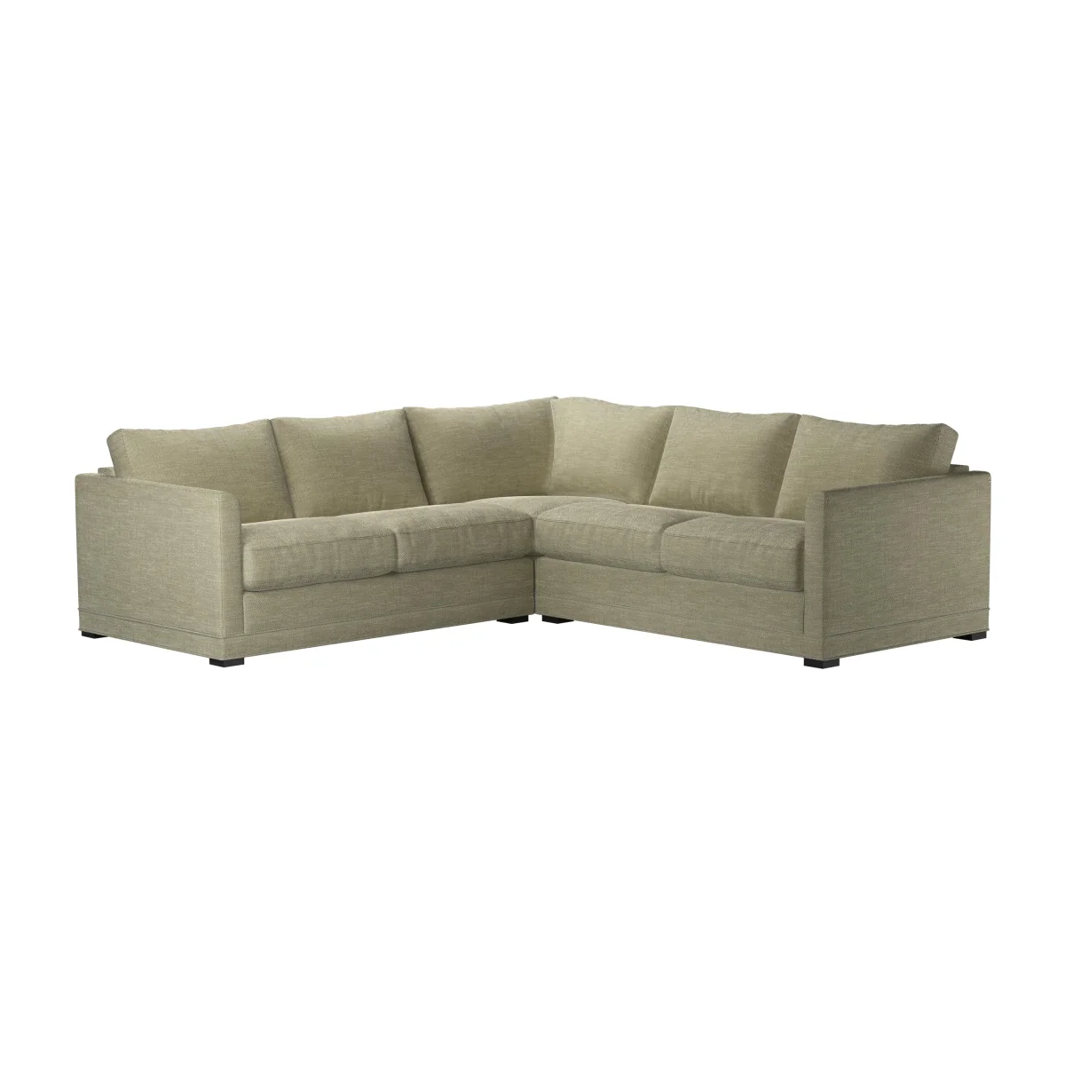 Aissa Small Corner Sofa in Palm Silky Jacquard Weave - sofa.com