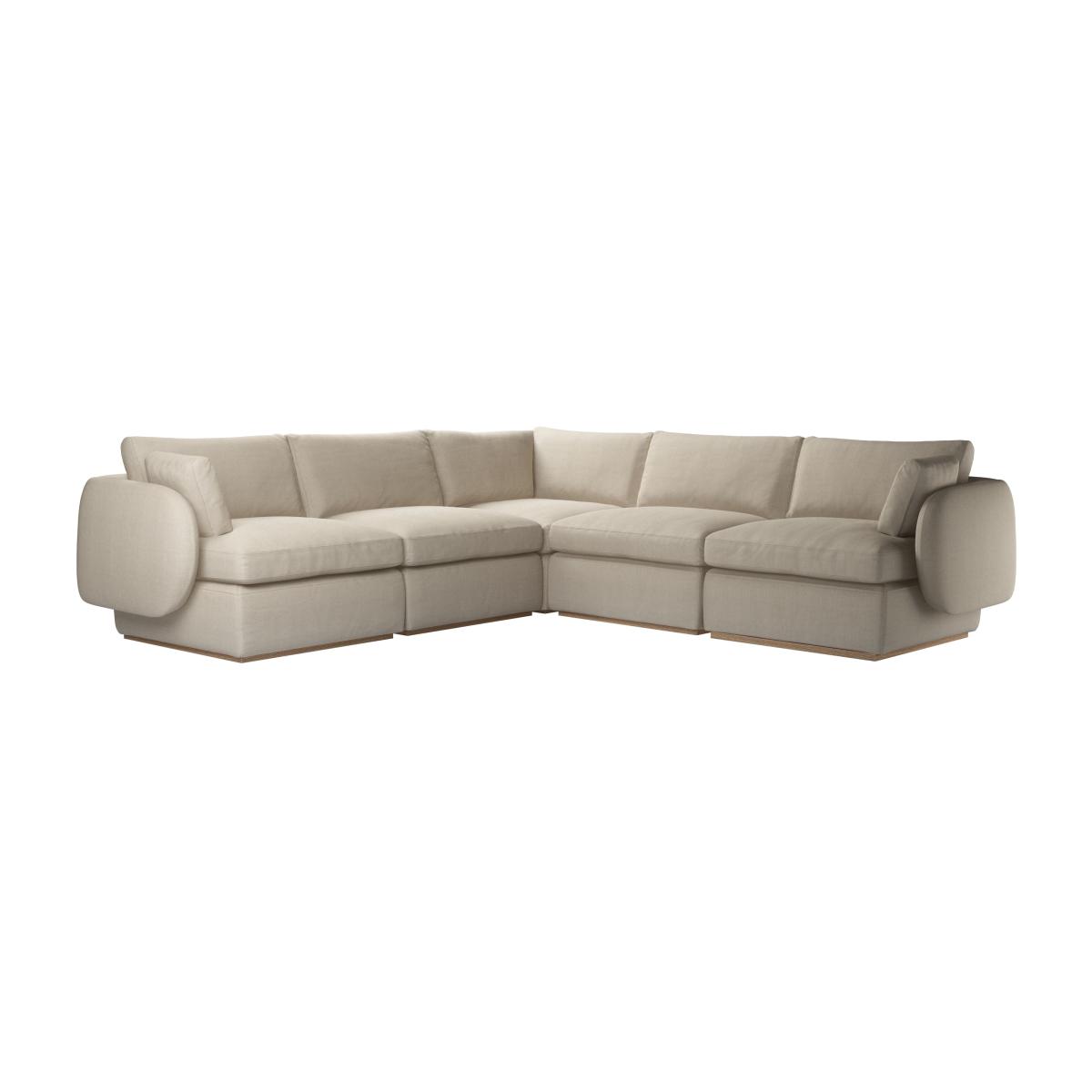 Ren Medium Corner Sofa in Wishful Vermeer Linen – image 1