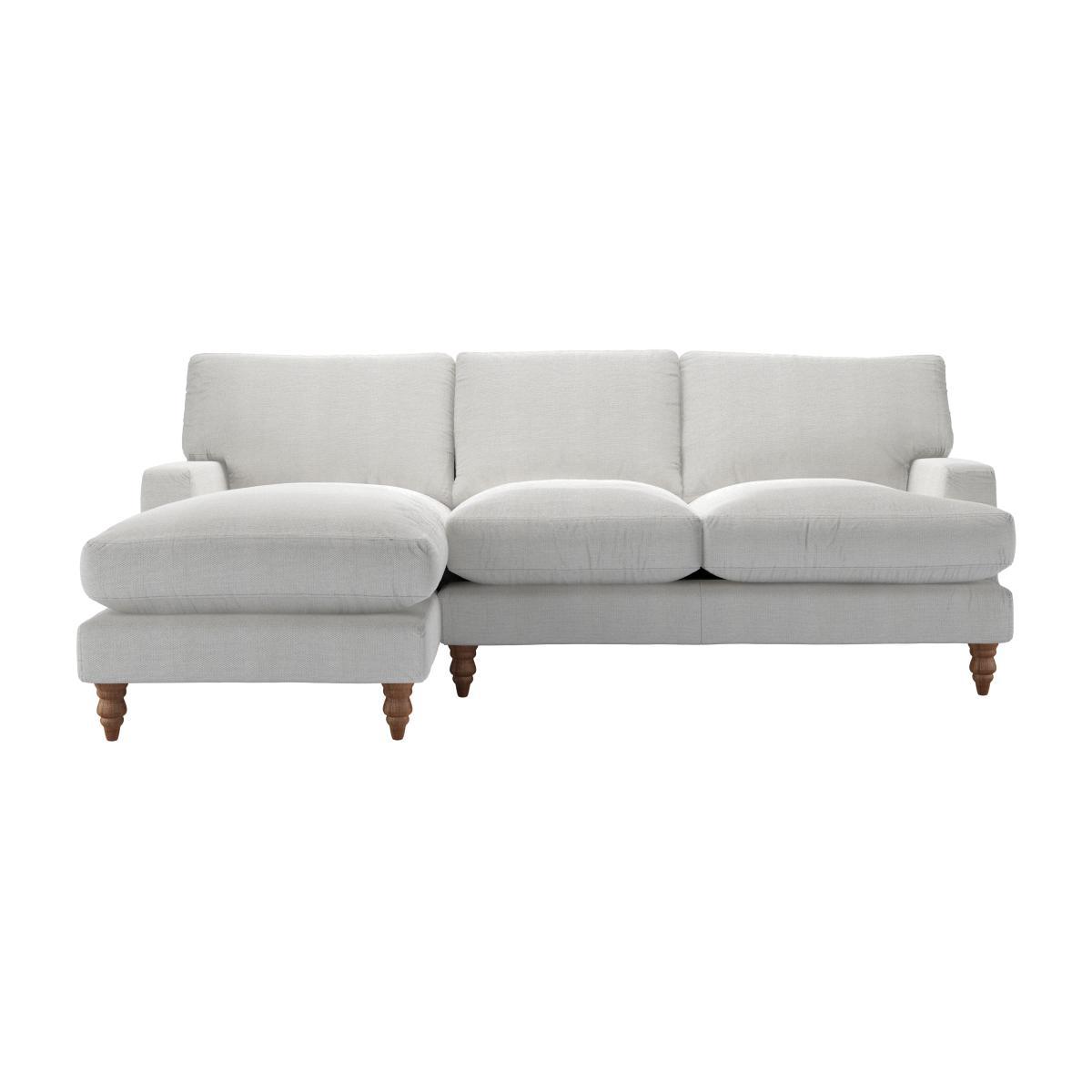 Isla Medium LHF Chaise Sofa in Pumice House Basket Weave - sofa.com – image 1