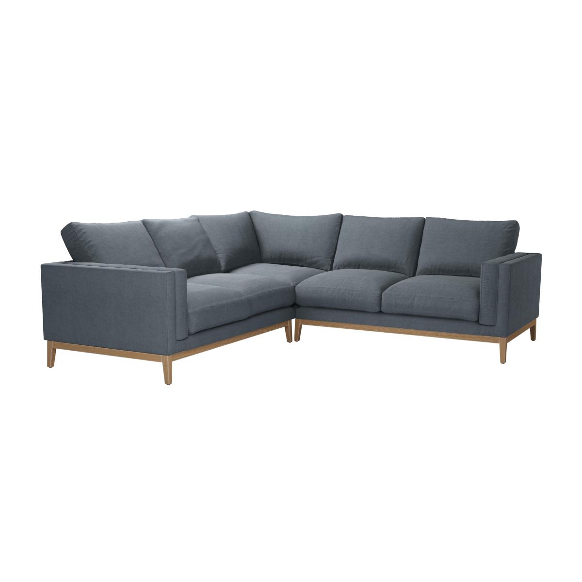 Costello Medium Corner Sofa in Flint Vermeer Linen - sofa.com – image 1