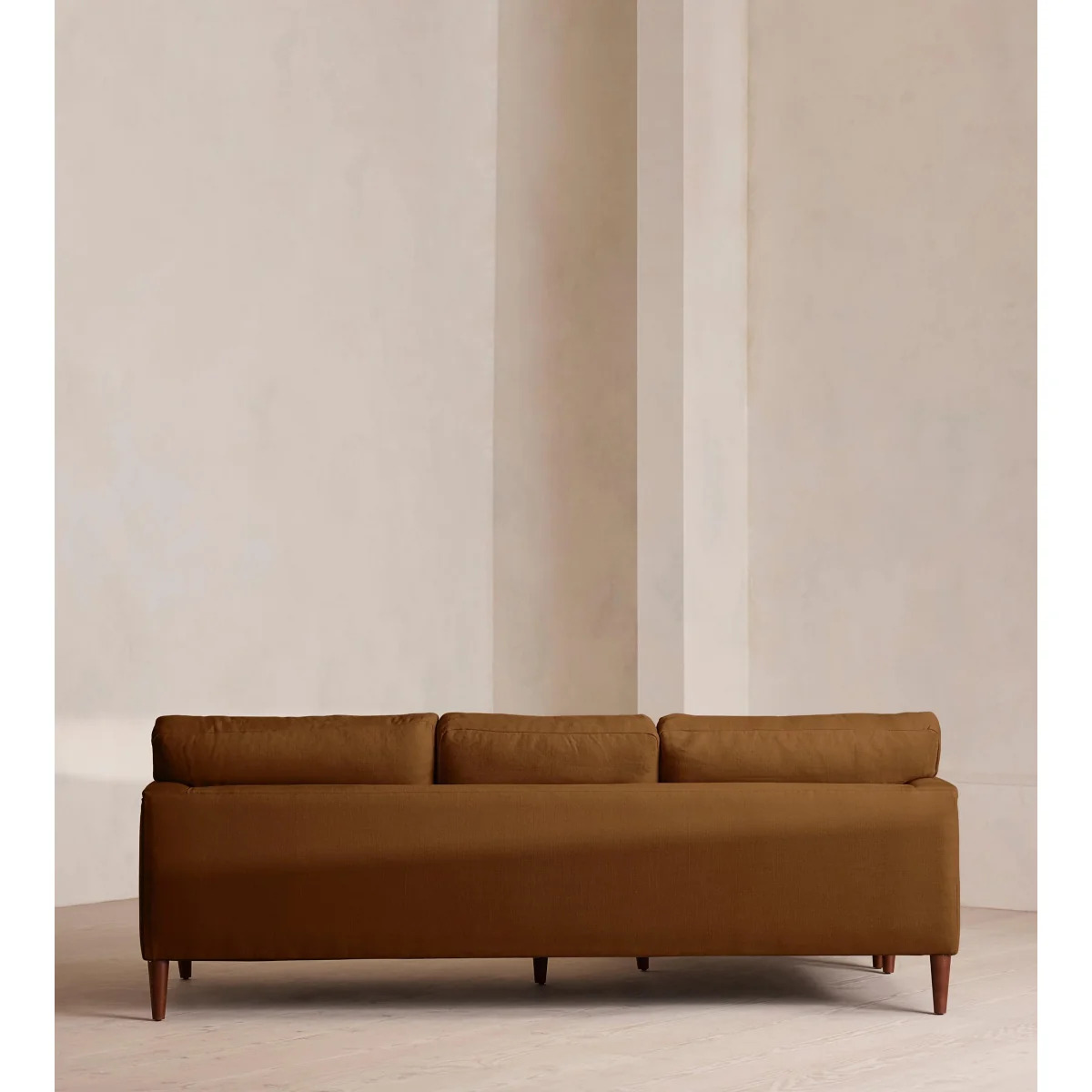 Reya Chaise-End Sofa, Linen, Terracotta, UK – image 5