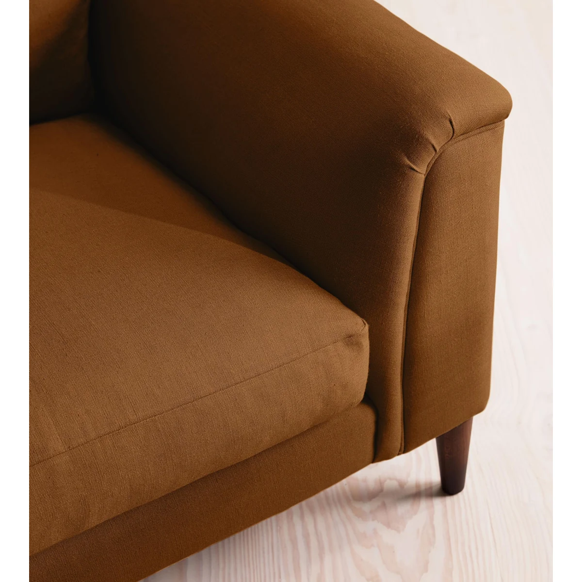 Reya Chaise-End Sofa, Linen, Terracotta, UK – image 7