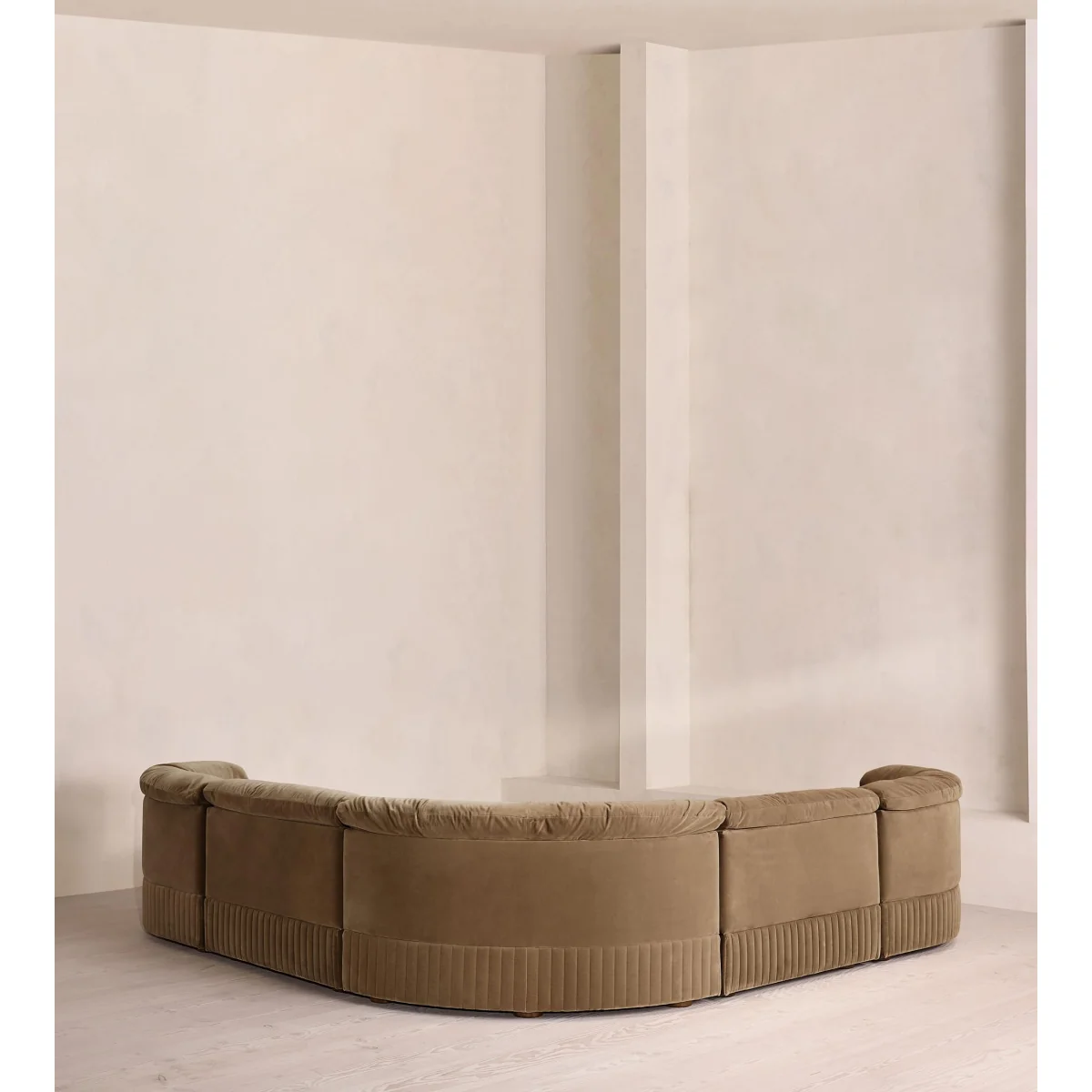 Oona Modular Sofa, Corner Sofa, Velvet, Truffle US – image 4