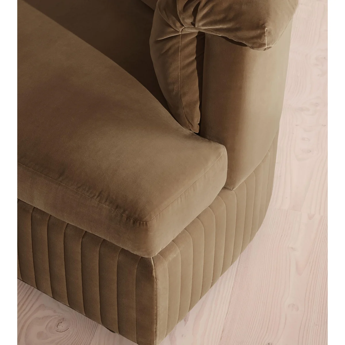 Oona Modular Sofa, Corner Sofa, Velvet, Truffle US – image 5