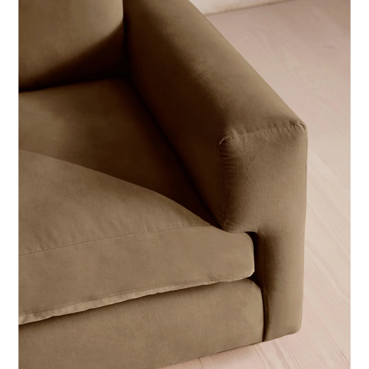 Mossley Corner Sofa, Velvet, Truffle, UK – image 6