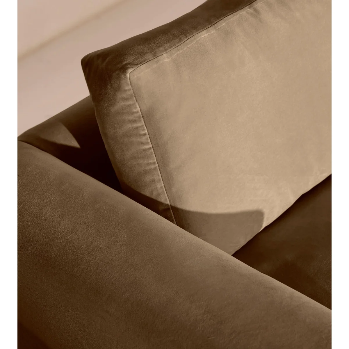 Mossley Corner Sofa, Velvet, Truffle, UK – image 7