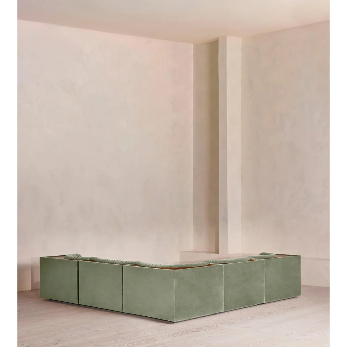 Hamish Modular Sofa, Corner Sofa, Velvet, Seafoam, UK – image 5