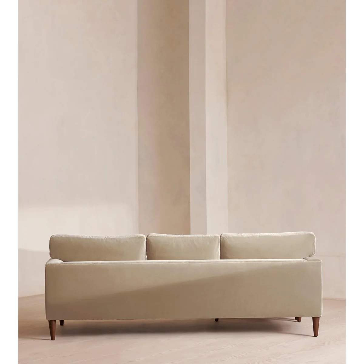 Reya Chaise-End Sofa, Velvet, Oyster, UK – image 5