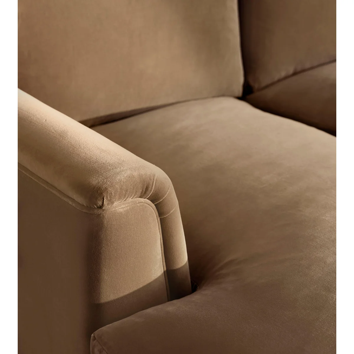 Reya Chaise-End Sofa, Velvet, Truffle, UK – image 6