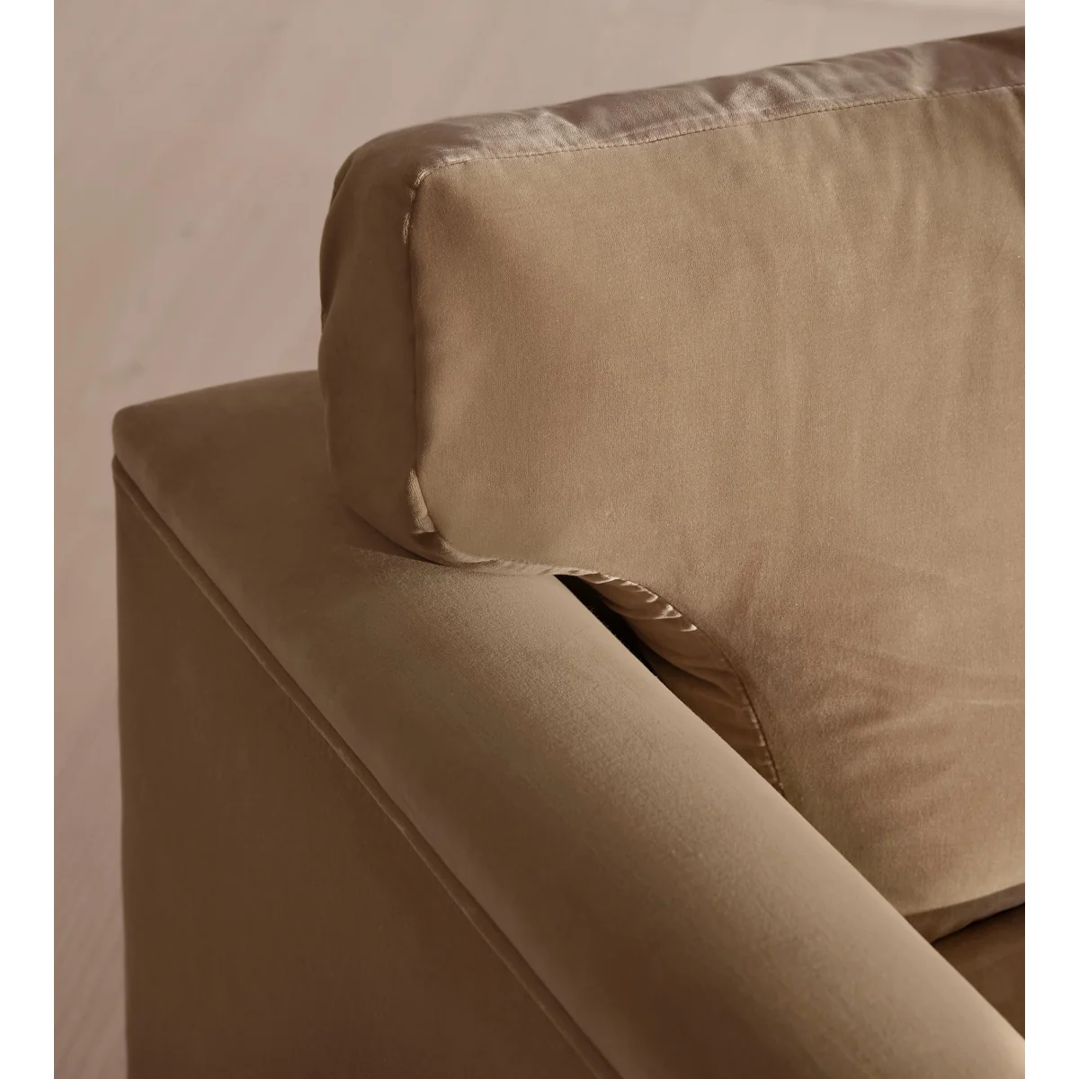 Reya Chaise-End Sofa, Velvet, Truffle, UK – image 7