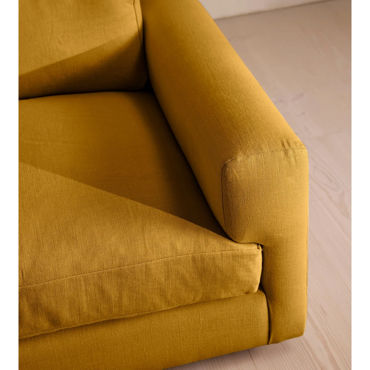Mossley Corner Sofa, Linen, Turmeric, UK – image 6