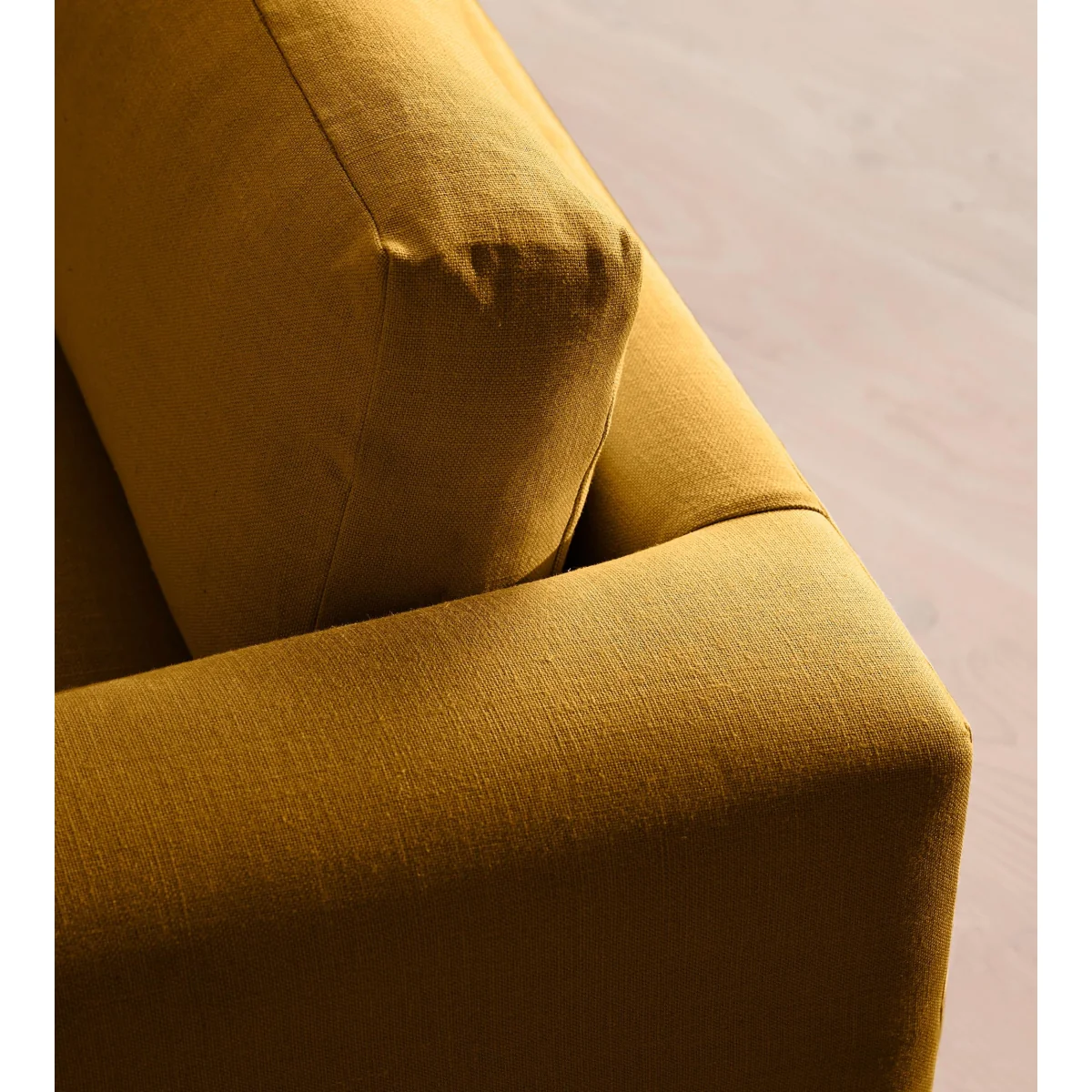 Mossley Corner Sofa, Linen, Turmeric, UK – image 7