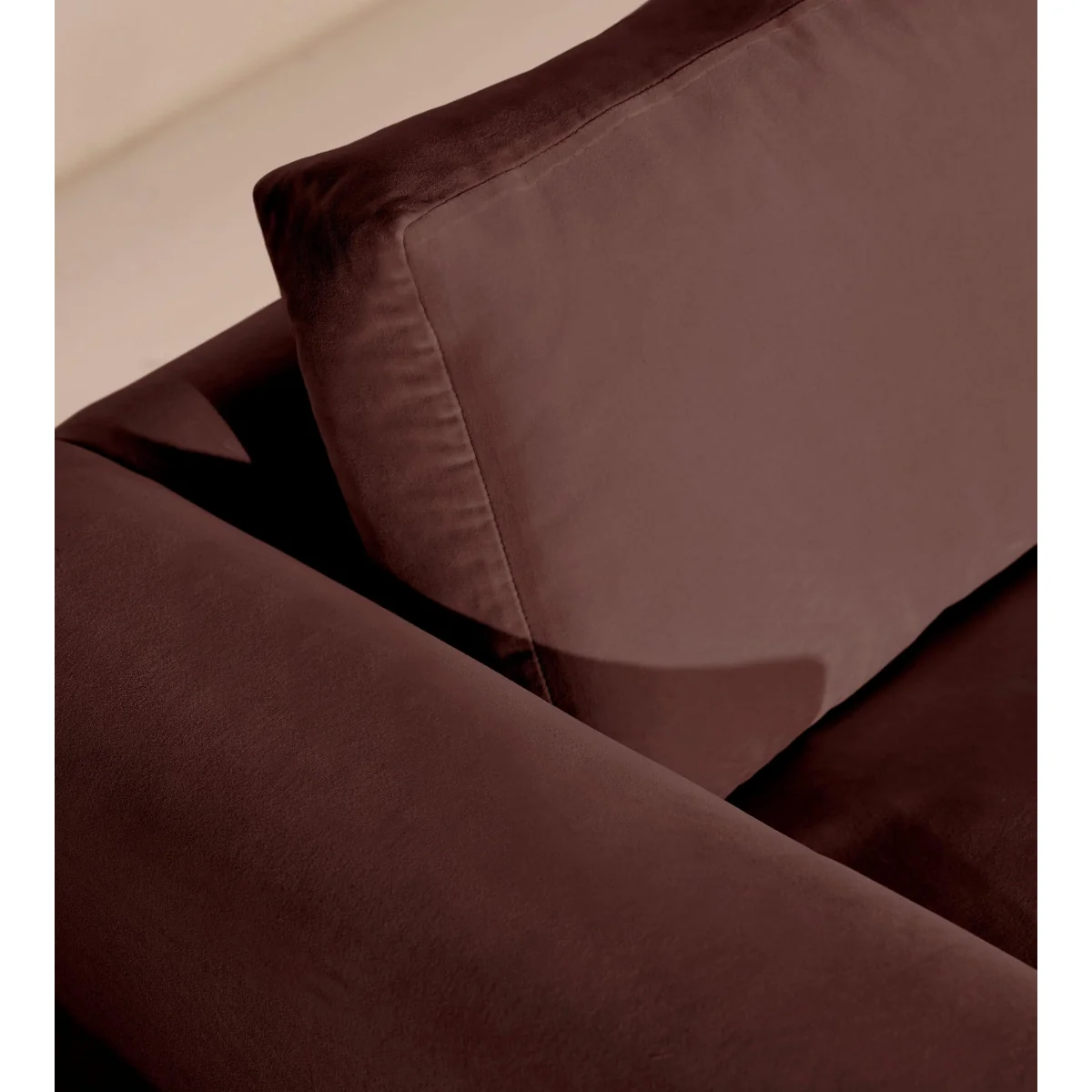 Mossley Corner Sofa, Velvet, Aubergine, UK – image 7