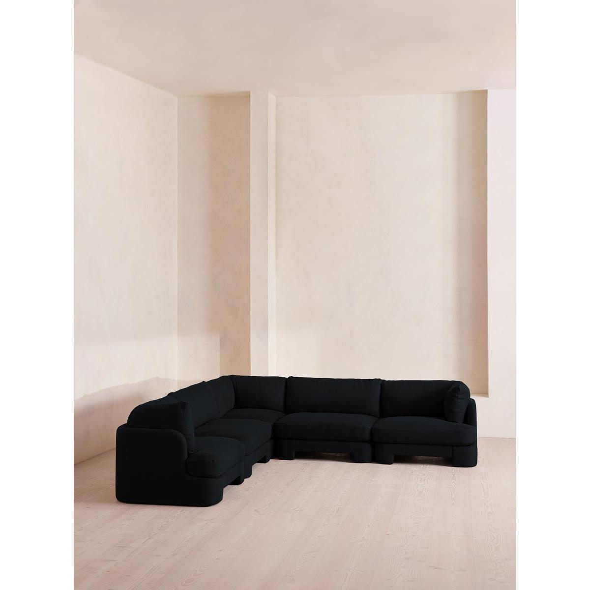 Odell Modular Sofa, Corner Sofa, Linen, Indigo – image 2