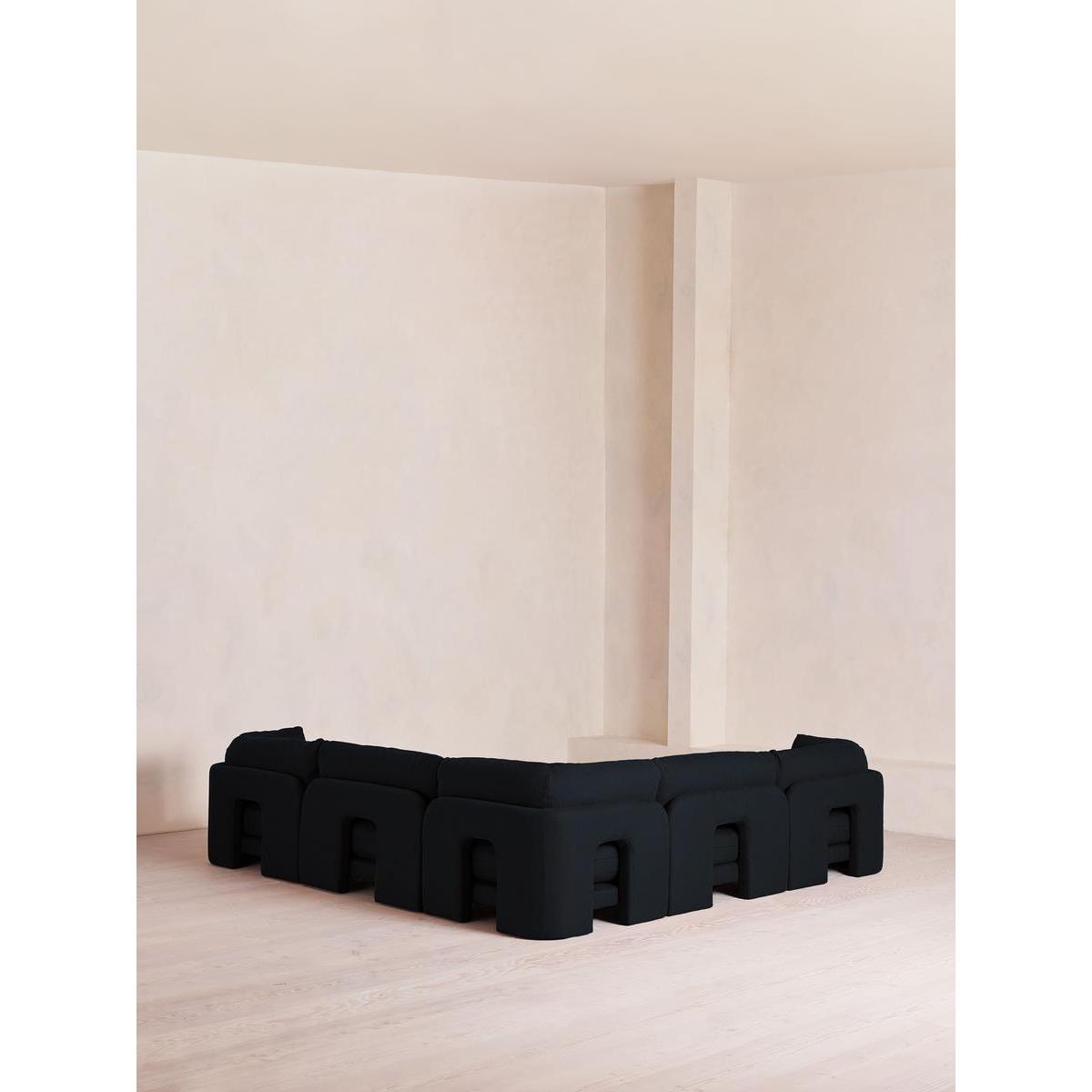 Odell Modular Sofa, Corner Sofa, Linen, Indigo – image 3