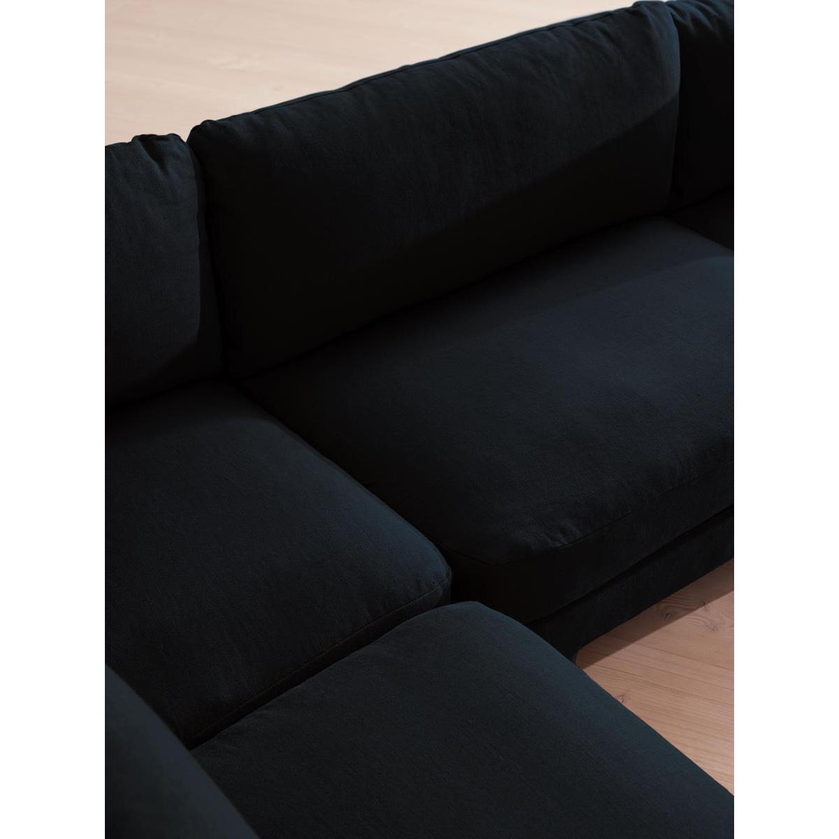 Odell Modular Sofa, Corner Sofa, Linen, Indigo – image 4