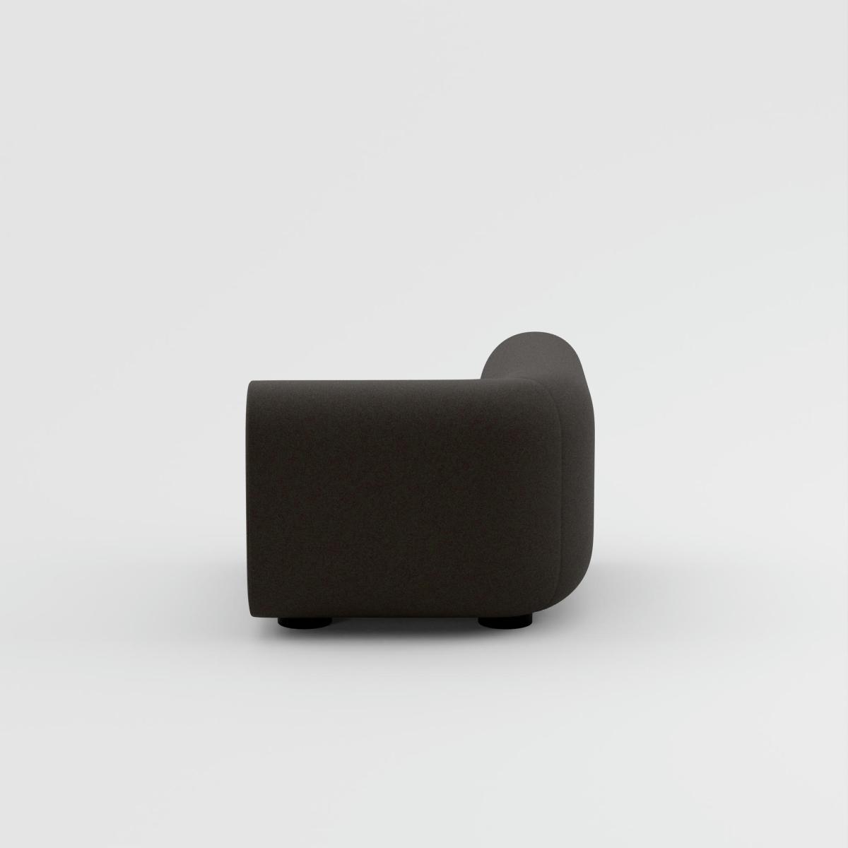 Tom Dixon - PLUMP Sofa Connecting Corner Module - Dark Grey (Kvadrat Divina Melange 0180) – image 4