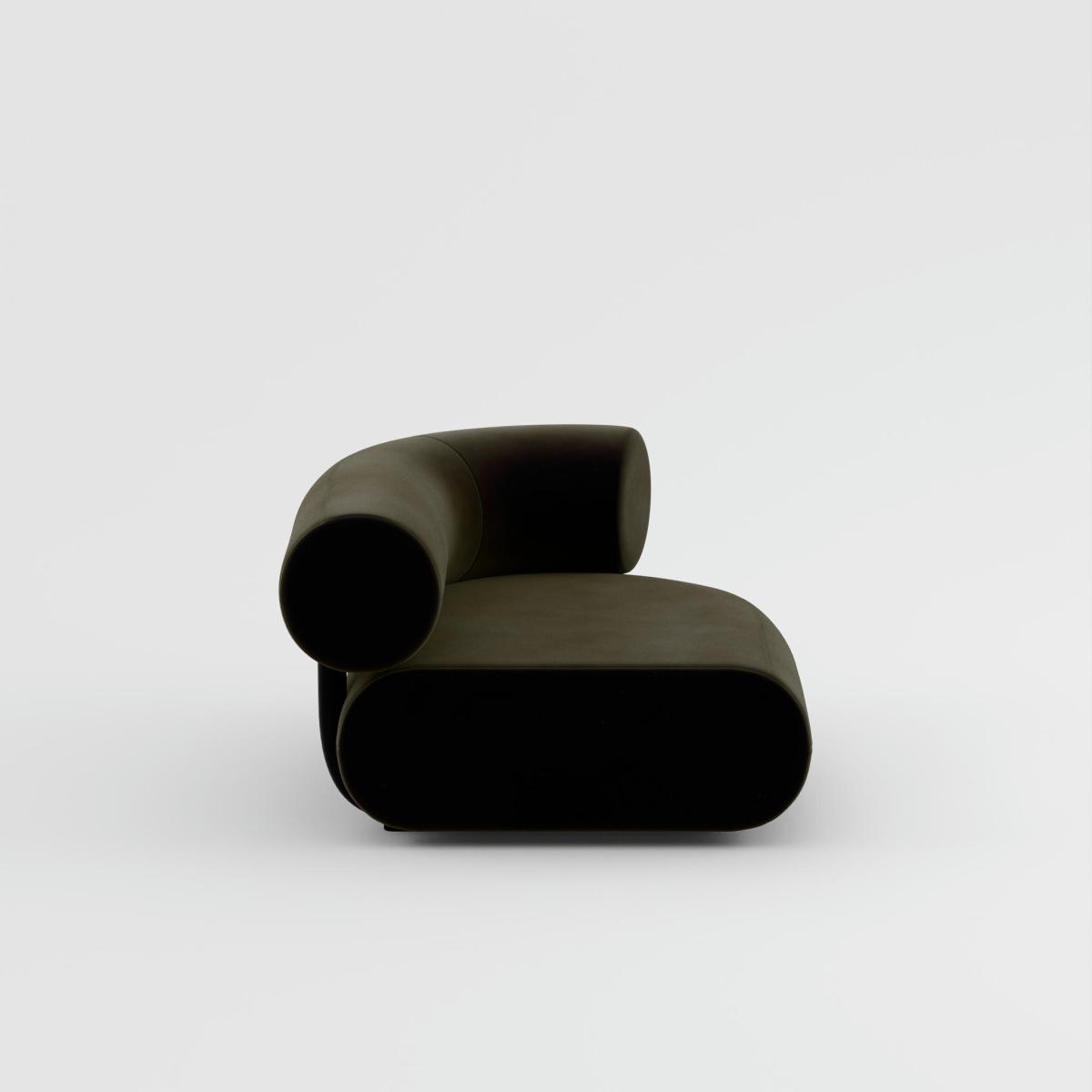 Tom Dixon - FAT Sofa Right Facing Arm Module - Forest (Royal 162) – image 2