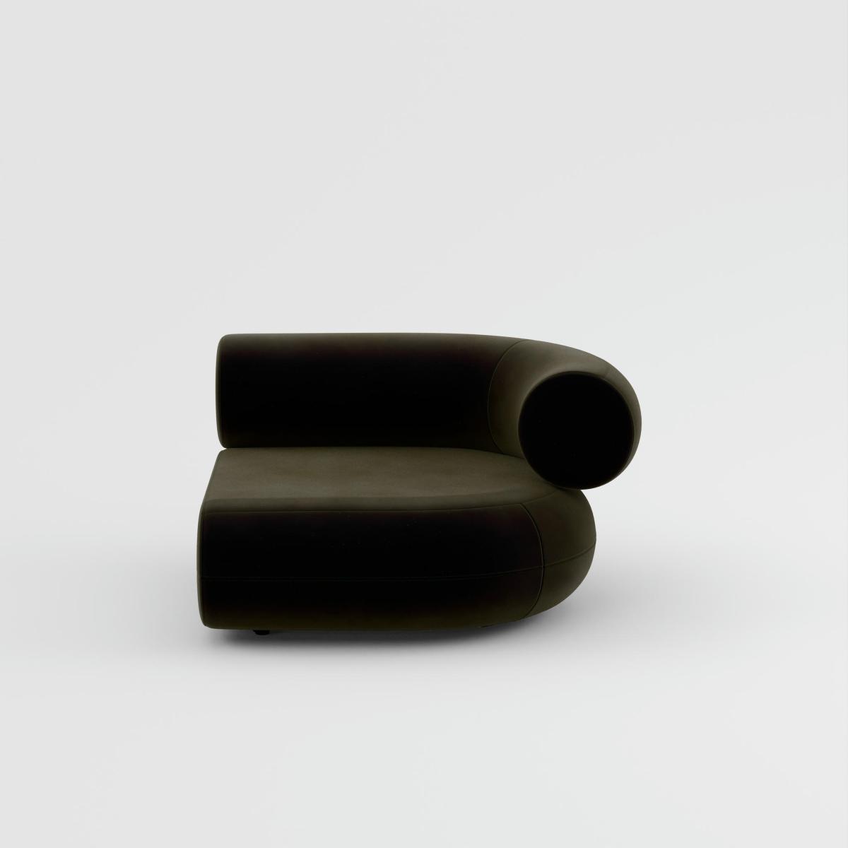 Tom Dixon - FAT Sofa Right Facing Arm Module - Forest (Royal 162) – image 4