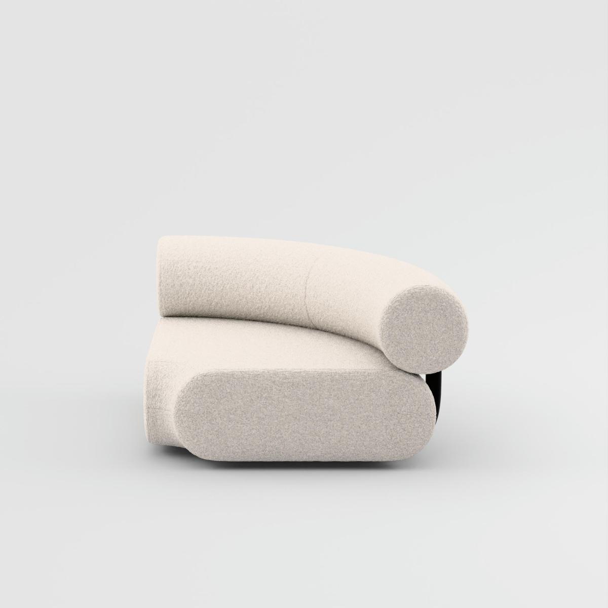 Tom Dixon - FAT Sofa Corner Inside Sweeping Module - Bright White (Kvadrat Elle 0200) – image 2