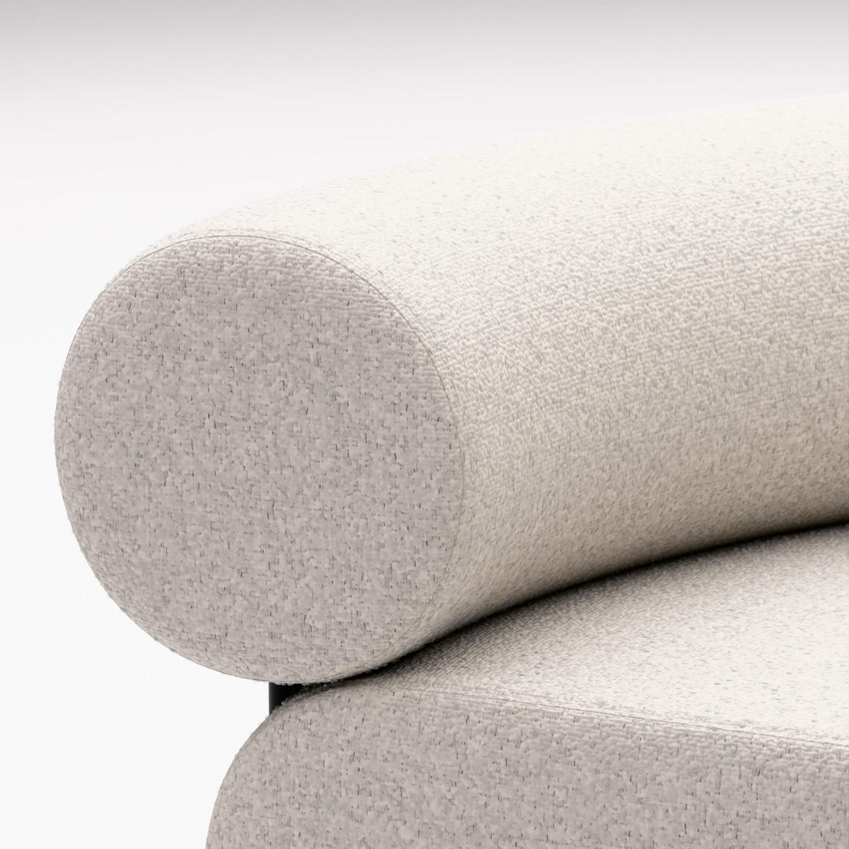 Tom Dixon - FAT Sofa Corner Inside Sweeping Module - Bright White (Kvadrat Elle 0200) – image 4