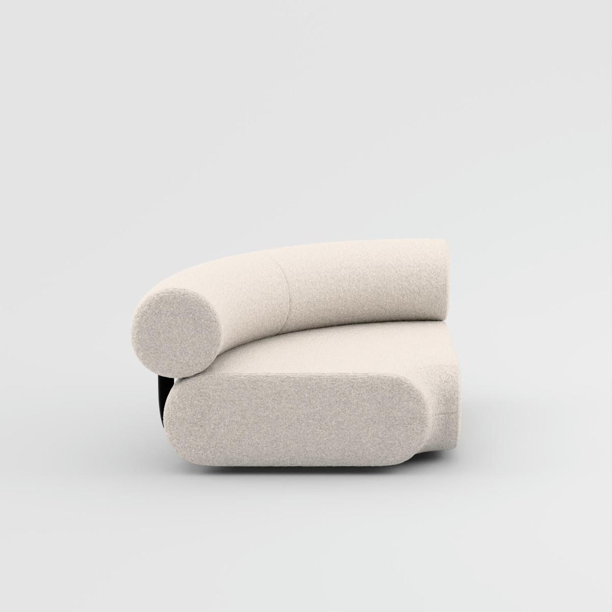 Tom Dixon - FAT Sofa Corner Inside Sweeping Module - Bright White (Kvadrat Elle 0200) – image 6