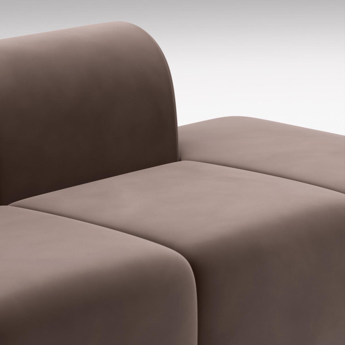 Tom Dixon - PLUMP Sofa Right Facing Backrest Module - Clay (Royal 84) – image 2