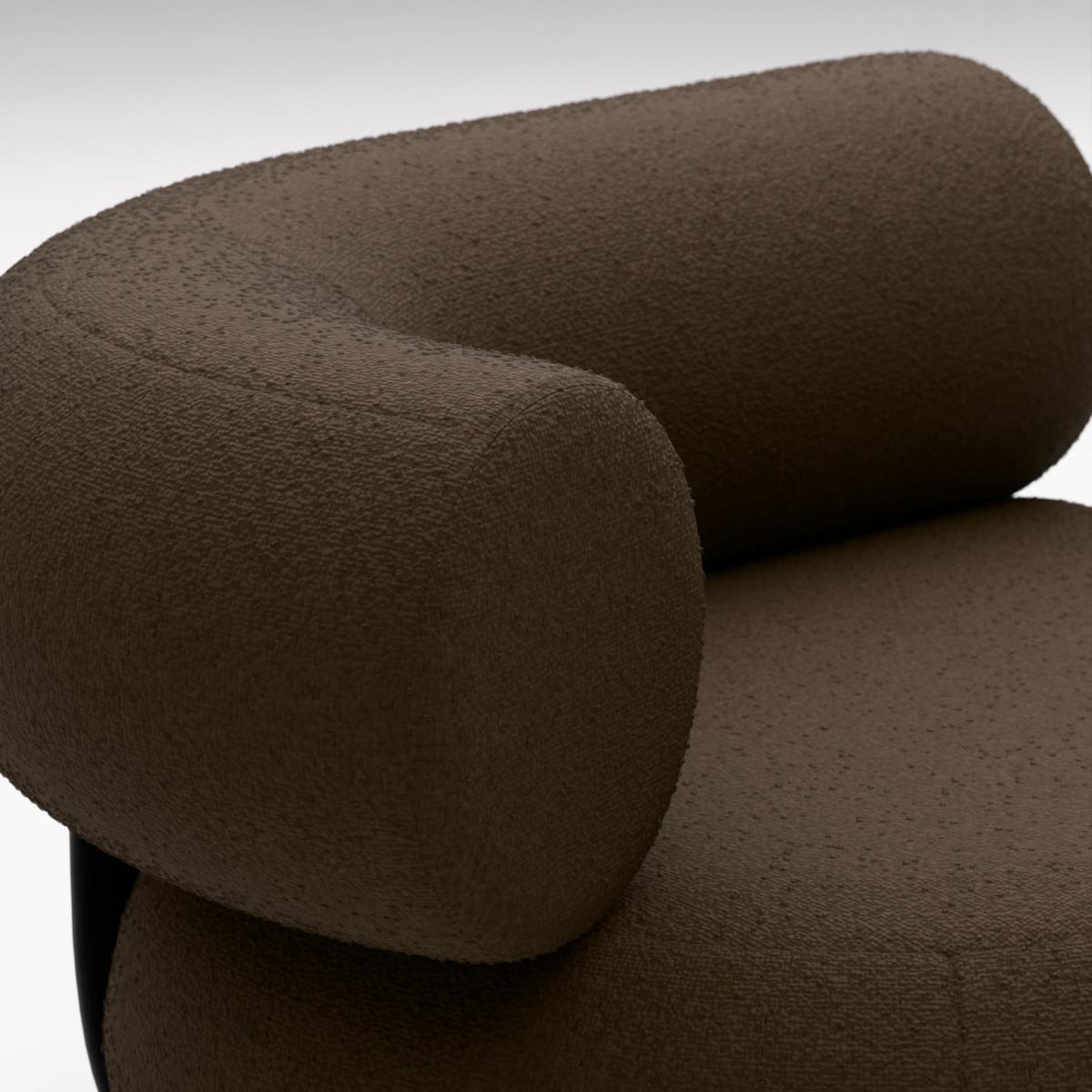 Tom Dixon - FAT Sofa Right Facing Arm Module - Light Brown (Kvadrat Elle 0280) – image 2