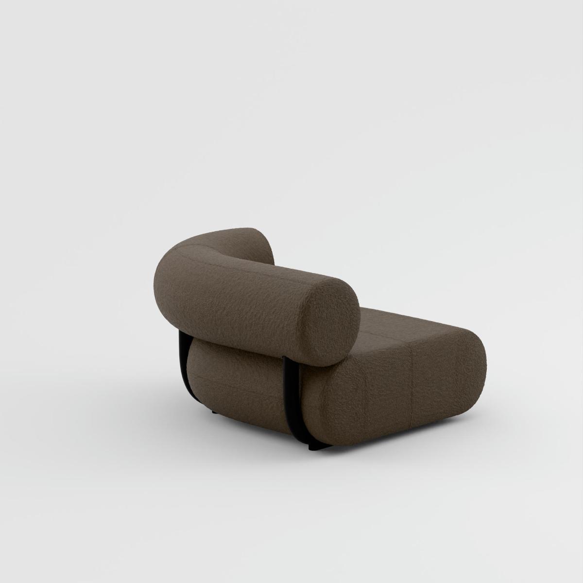 Tom Dixon - FAT Sofa Right Facing Arm Module - Light Brown (Kvadrat Elle 0280) – image 3