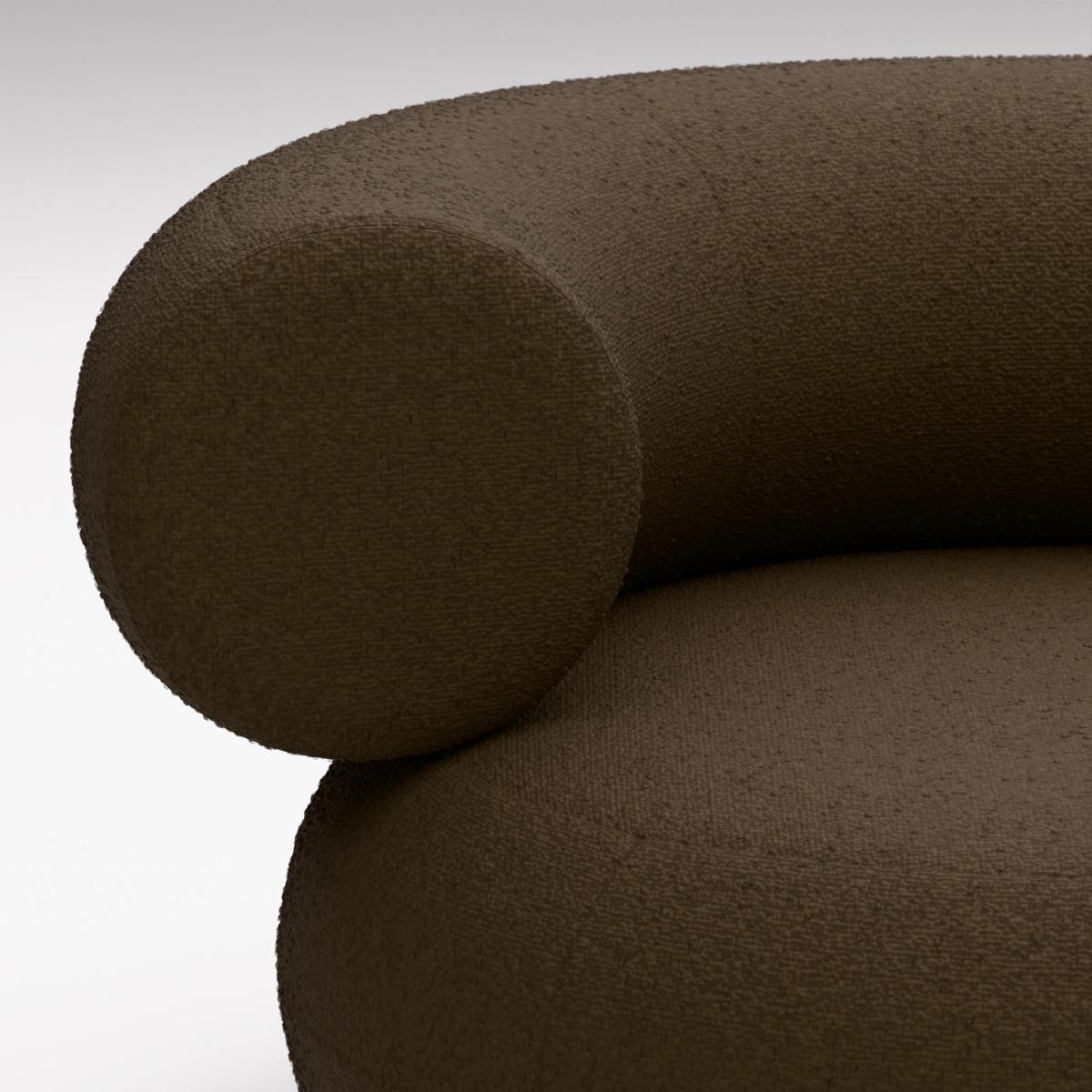Tom Dixon - FAT Sofa Right Facing Arm Module - Light Brown (Kvadrat Elle 0280) – image 7