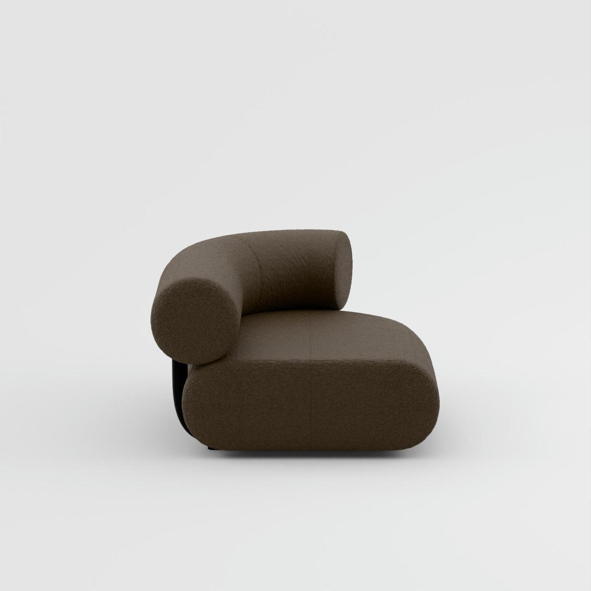 Tom Dixon - FAT Sofa Right Facing Arm Module - Light Brown (Kvadrat Elle 0280) – image 8