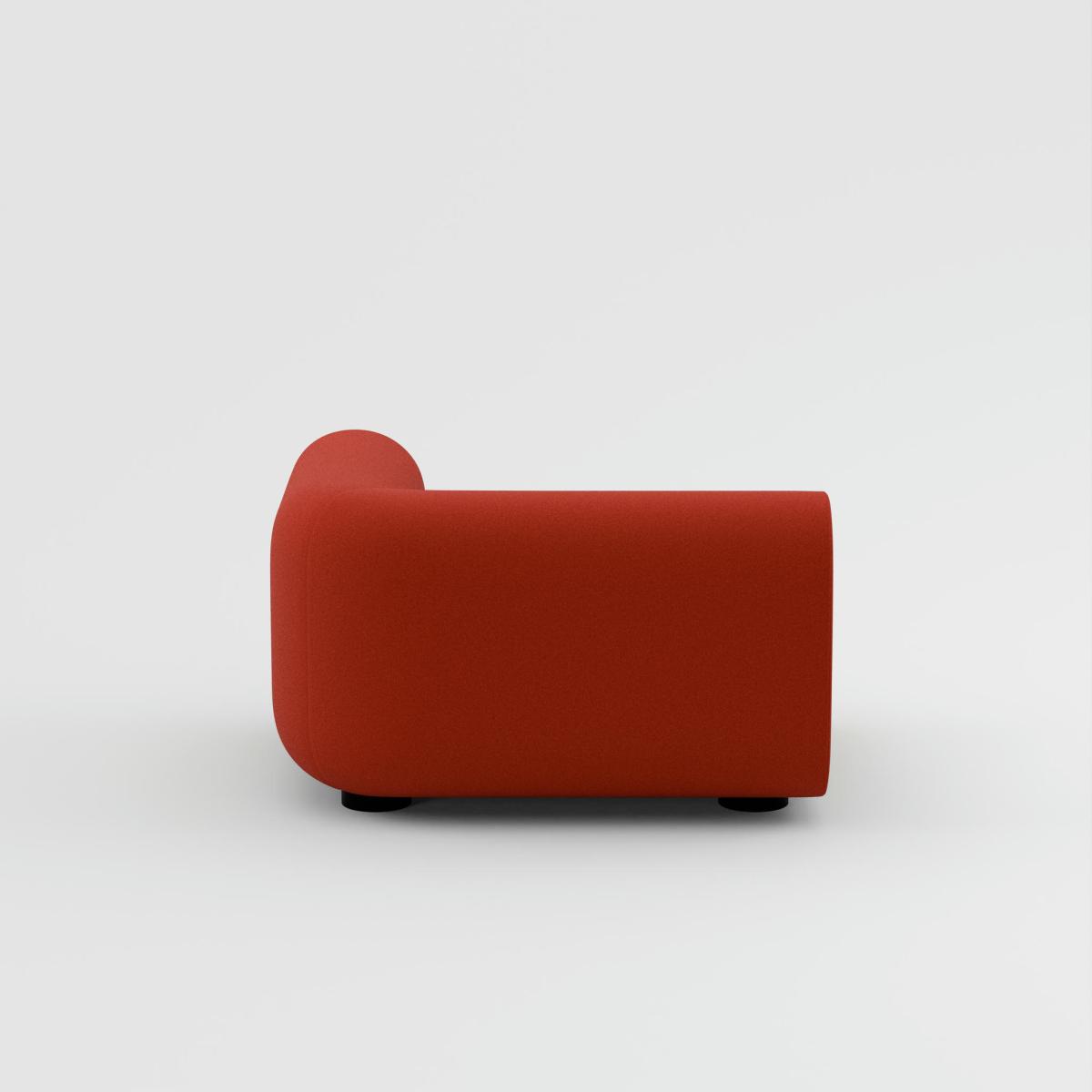Tom Dixon - PLUMP Sofa Left Facing Arm Module - Orange Red (Kvadrat Hero 2 0552) – image 6