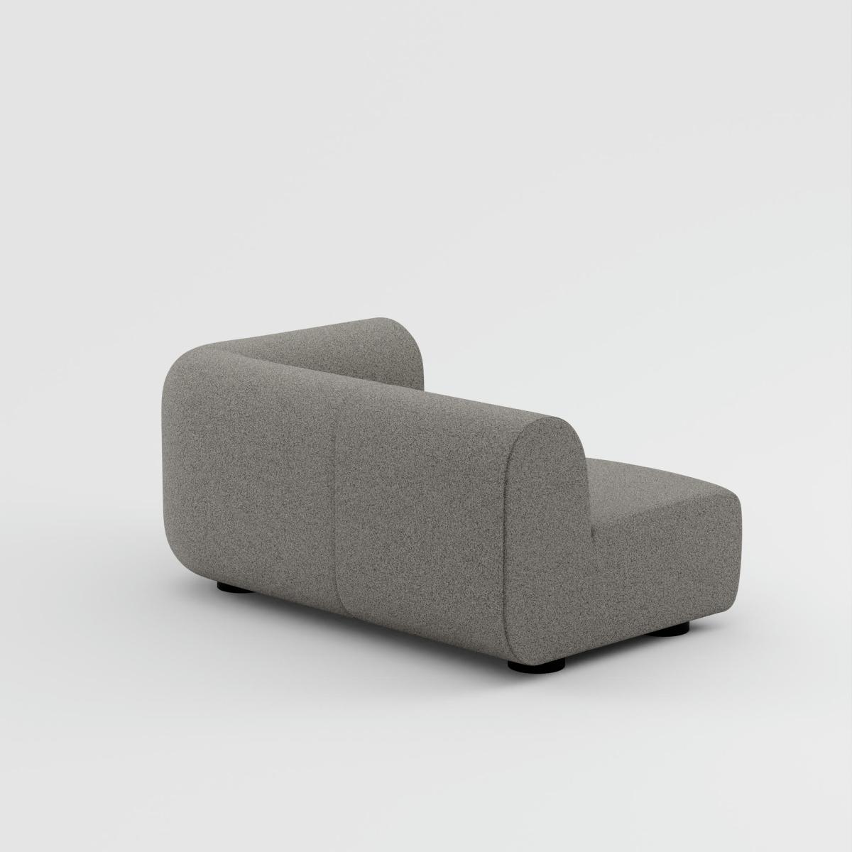 Tom Dixon - PLUMP Sofa Wide Left Facing Arm Module - Grey (Kvadrat Melange Nap 0111) – image 2