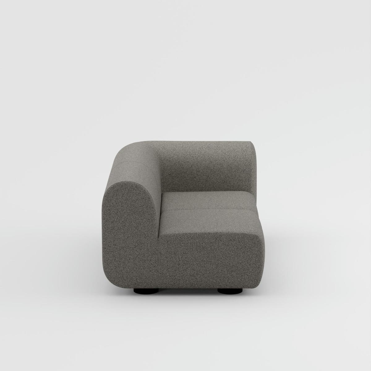 Tom Dixon - PLUMP Sofa Wide Left Facing Arm Module - Grey (Kvadrat Melange Nap 0111) – image 3