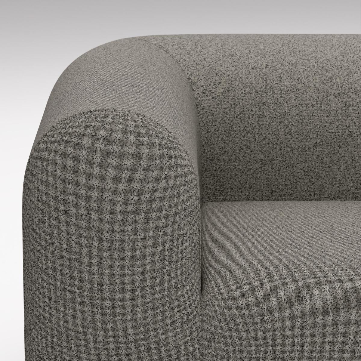 Tom Dixon - PLUMP Sofa Wide Left Facing Arm Module - Grey (Kvadrat Melange Nap 0111) – image 4
