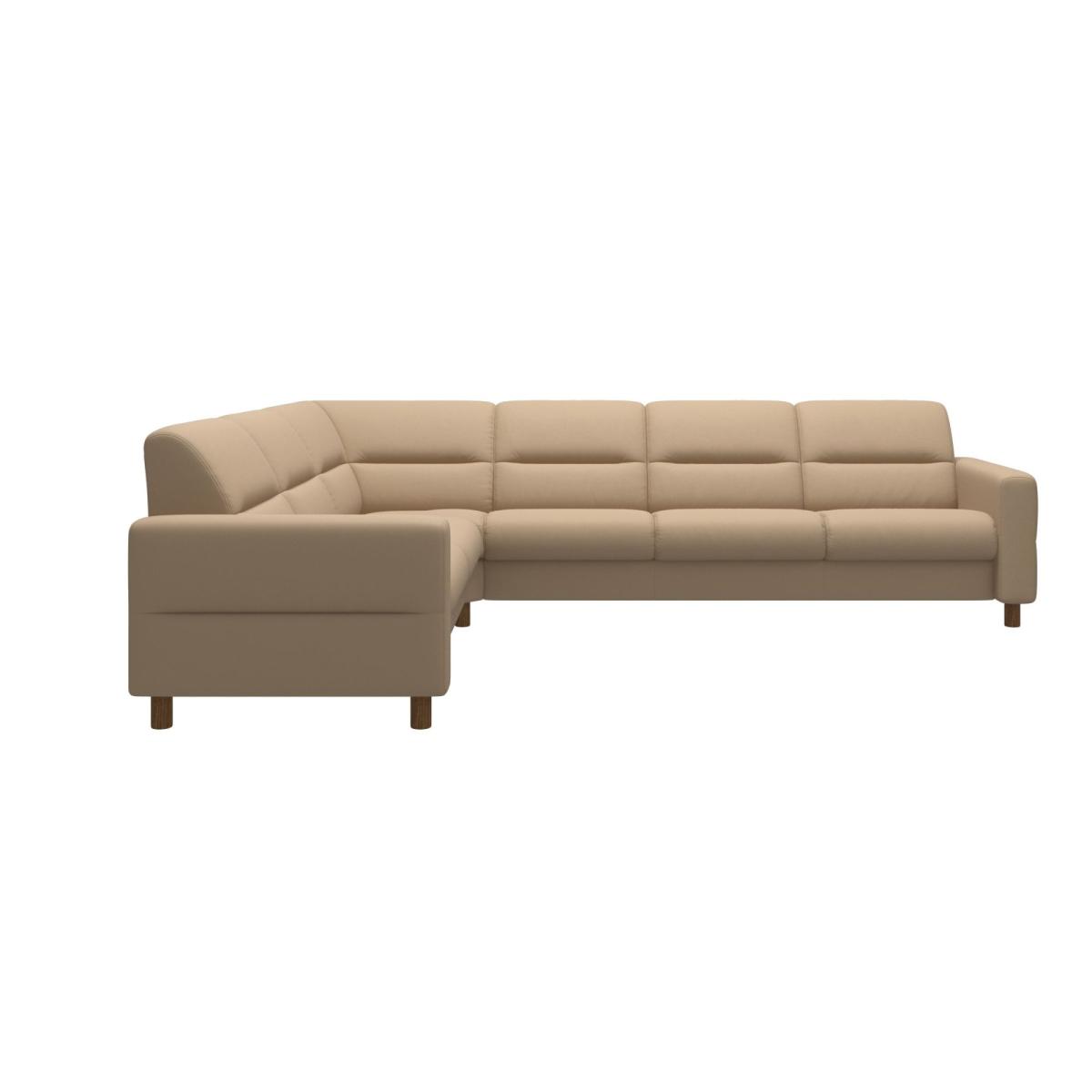 Stressless Fiona 2x3 Seater Corner Sofa - Stressless Fiona 2-3 Corner Sofa Upholstered Arms - Batick – image 3