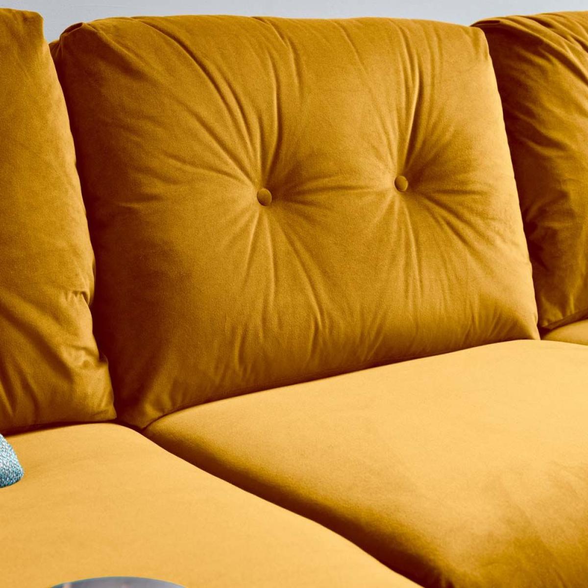 Bobby Corner Sofa - Ochre Velvet – image 5