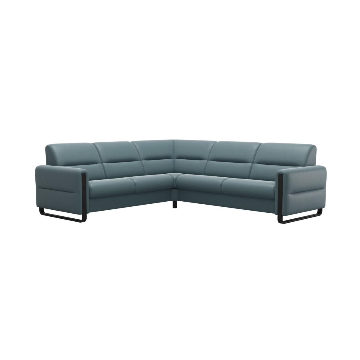 Stressless Fiona 2x2.5 Seater Corner Sofa - Stressless Fiona 2-2.5 Corner Sofa Wood Arms - Noblesse – image 5