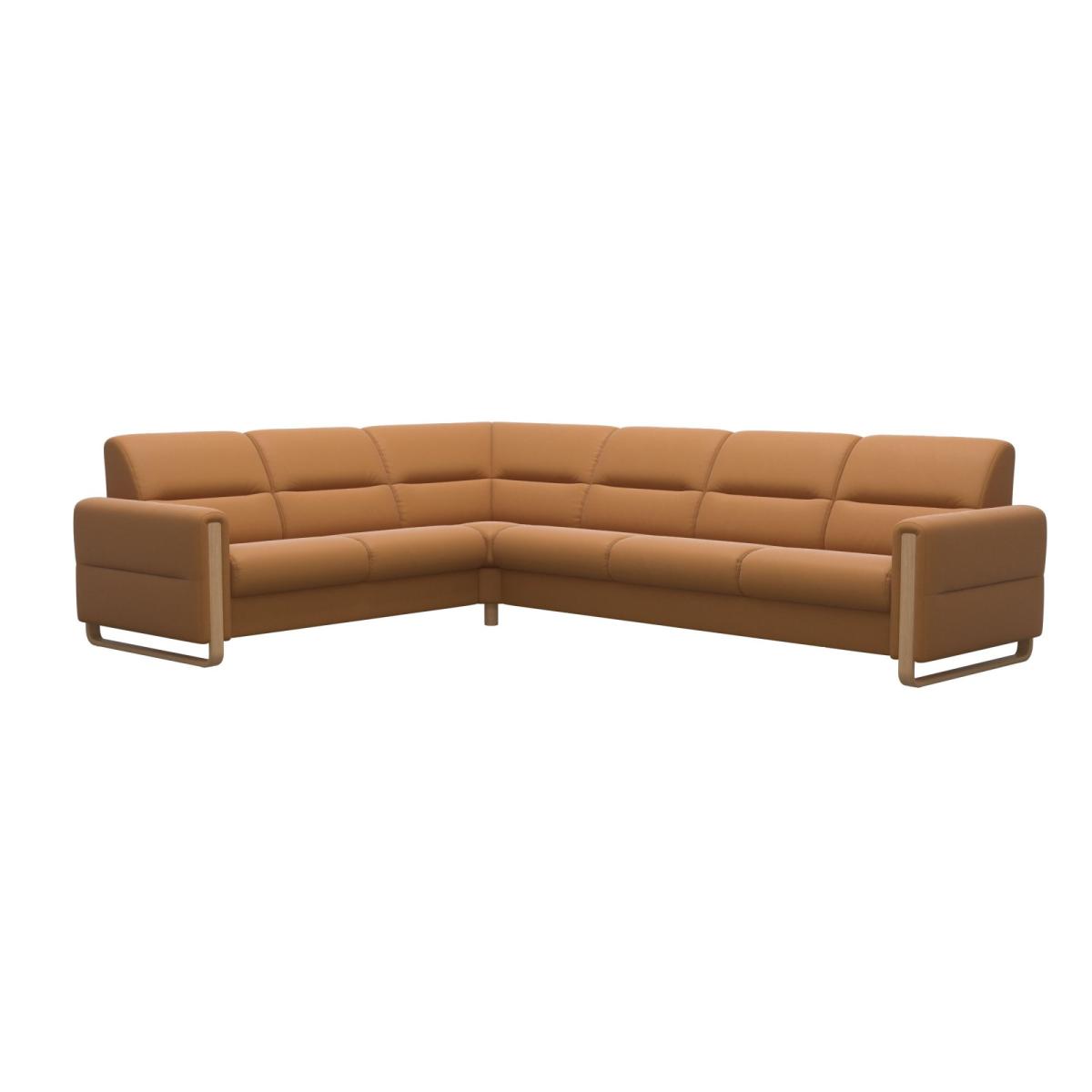 Stressless Fiona 2x3 Seater Corner Sofa - Stressless Fiona 2-3 Corner Sofa Wood Arms - Cori – image 2