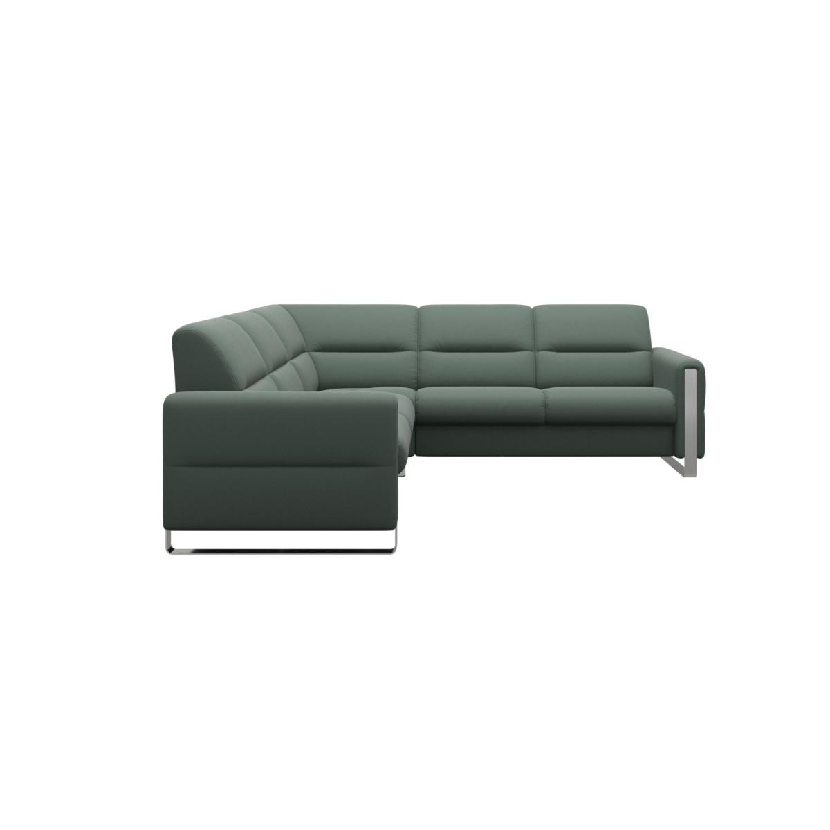 Stressless Fiona 2x2 Seater Corner Sofa - Stressless Fiona 2-2 Corner Sofa Steel Arms - Batick – image 6