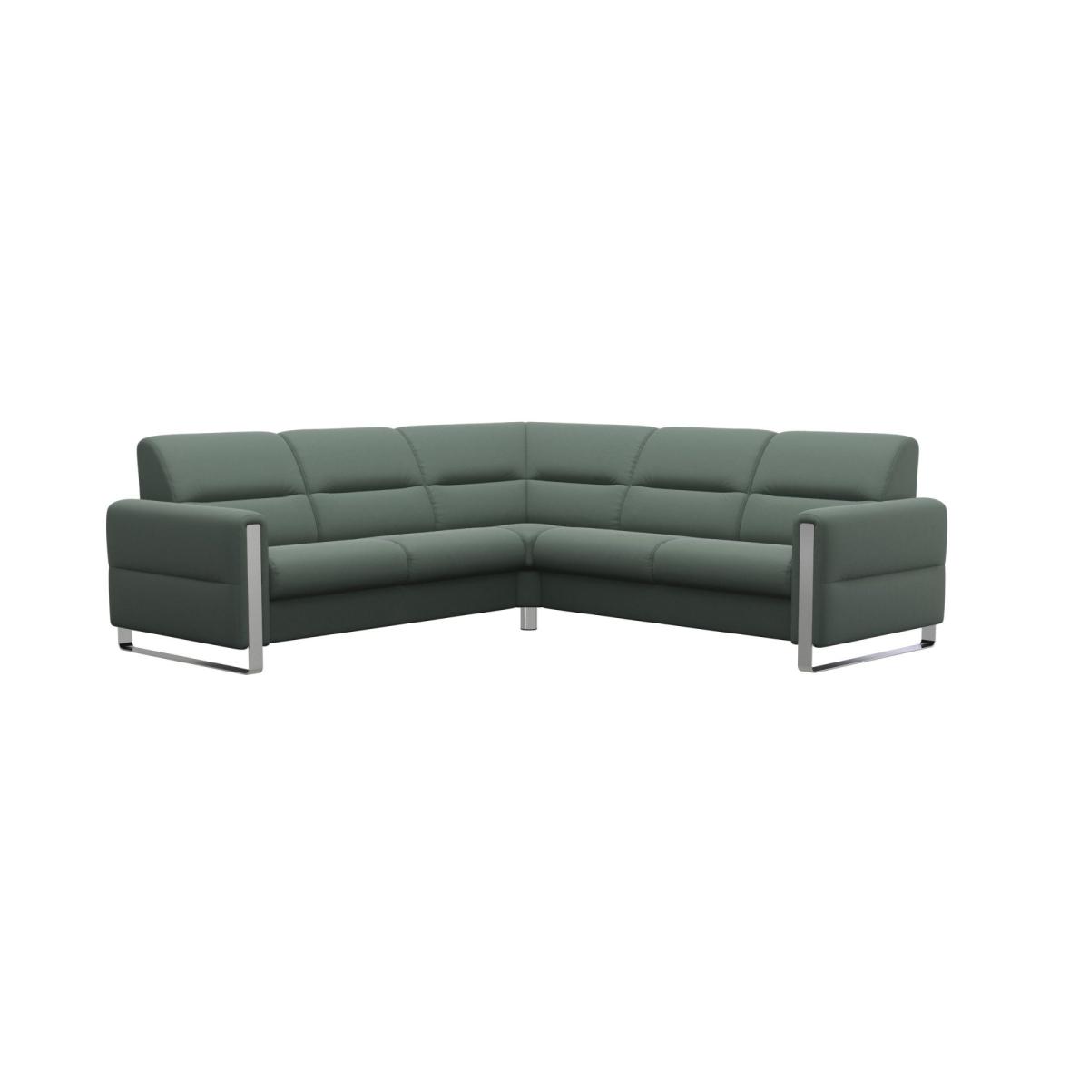 Stressless Fiona 2x2 Seater Corner Sofa - Stressless Fiona 2-2 Corner Sofa Steel Arms - Batick – image 8